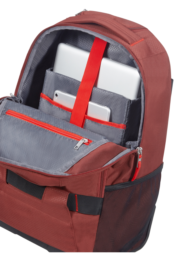 Samsonite Sonora Laptop Backpack with Wheels 55cm 17inch Barn Red
