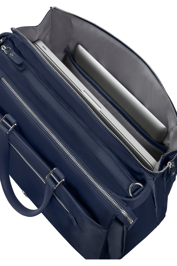 Samsonite Karissa Evo Org. Tote 14.1' 3 Comp  Blue Nights Samsonite Karissa Evo Org. Tote 14.1' 3 Comp  Blue Nights