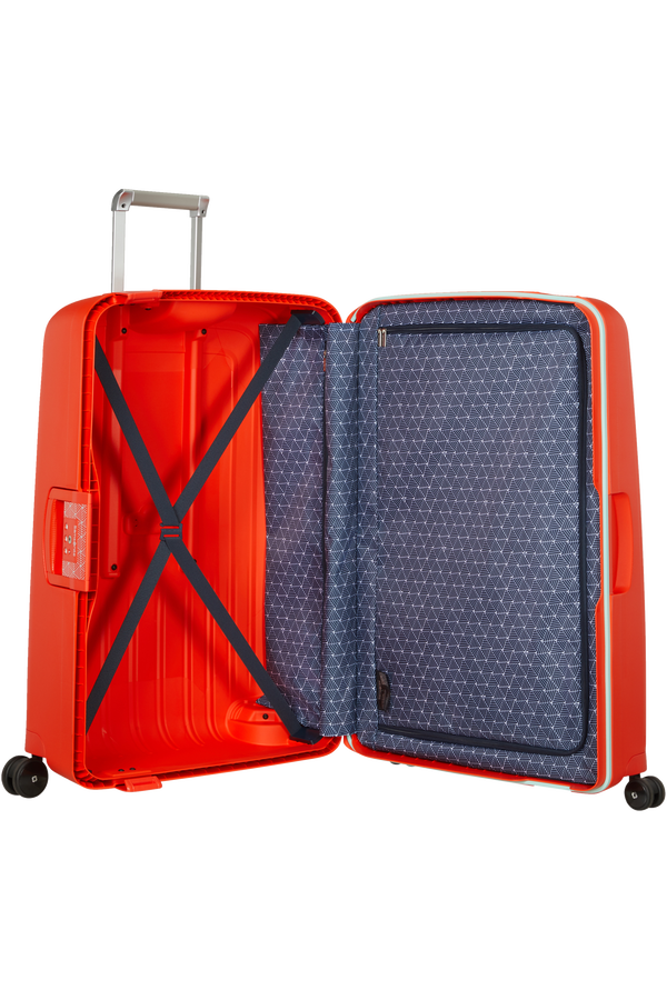 Samsonite S'Cure Spinner 69cm  Fluo Red Capri