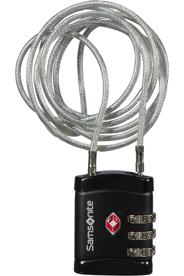Samsonite Global Ta Long Cablelock TSA Noir Samsonite Global Ta Long Cablelock TSA Noir