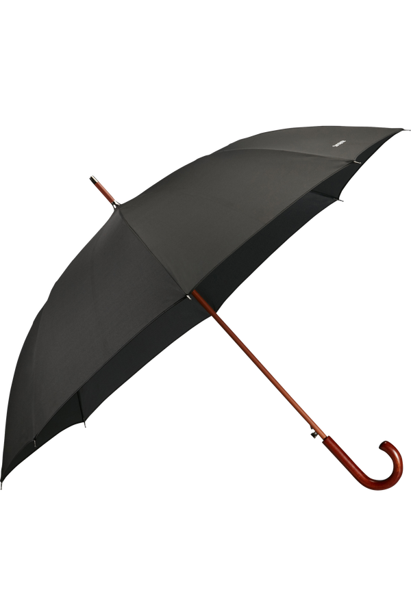 Samsonite Wood Classic S Stick Man Auto Open  Noir