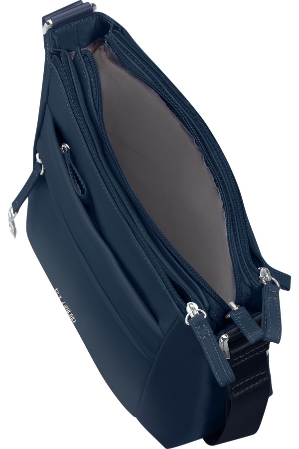 Samsonite Move 5.0 H. Shoulder Bag S 3 Zip  Bleu foncé Samsonite Move 5.0 H. Shoulder Bag S 3 Zip  Bleu foncé