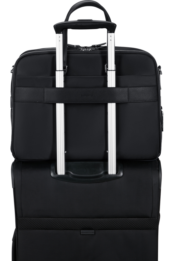 Samsonite Karissa Evo Bailhandle 15.6' 2 Comp  Schwarz Samsonite Karissa Evo Bailhandle 15.6' 2 Comp  Schwarz
