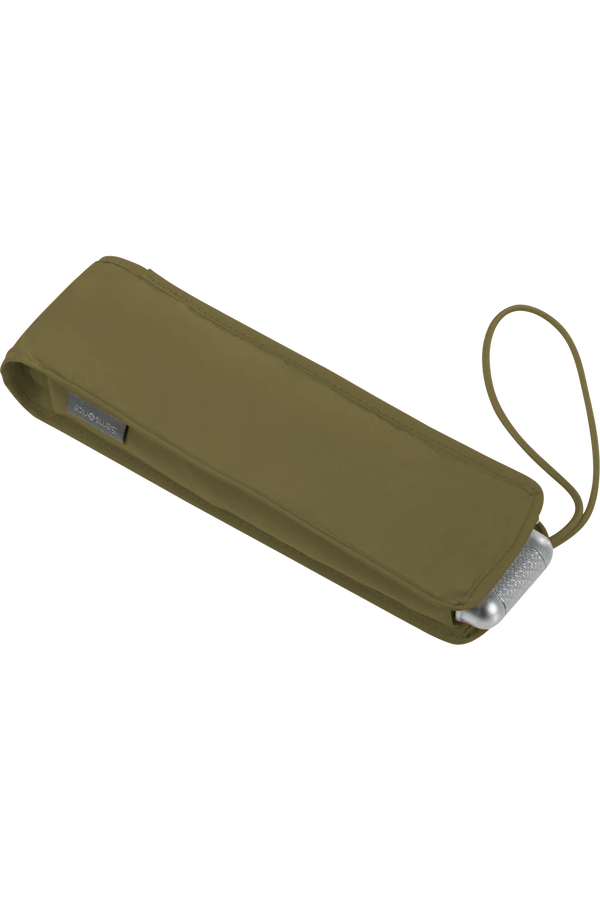 Samsonite Alu Drop S 3 Sect. Manual Flat  Dark Olive Samsonite Alu Drop S 3 Sect. Manual Flat  Dark Olive