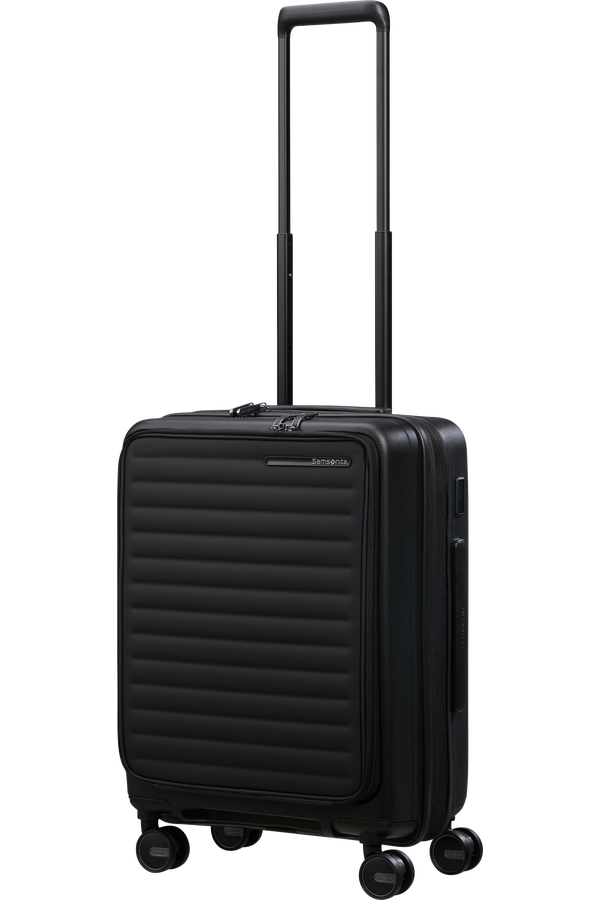 Samsonite Restackd Spinner Expandable Easy Access 55cm  Schwarz