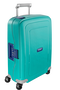 Samsonite S'Cure Spinner 55cm Aqua Blue/Dark Blue