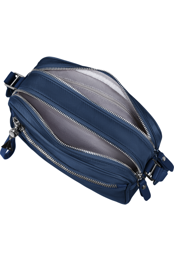 Samsonite Karissa Evo Shoulder Bag 2 Comp  Blue Nights Samsonite Karissa Evo Shoulder Bag 2 Comp  Blue Nights