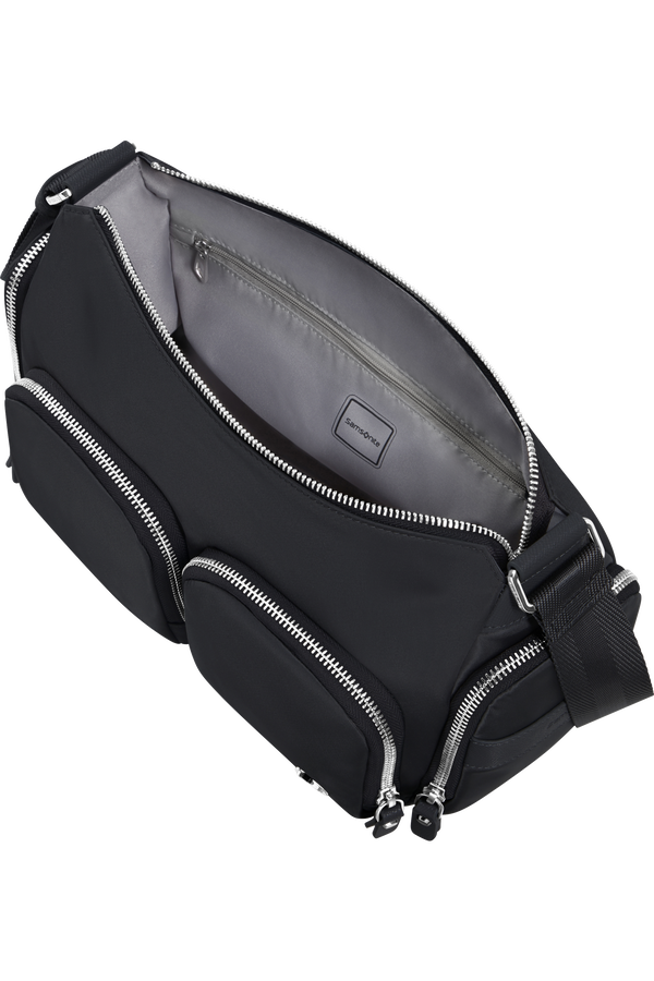 Samsonite Karissa Evo Shoulder Bag Multi Pkt  Noir Samsonite Karissa Evo Shoulder Bag Multi Pkt  Noir