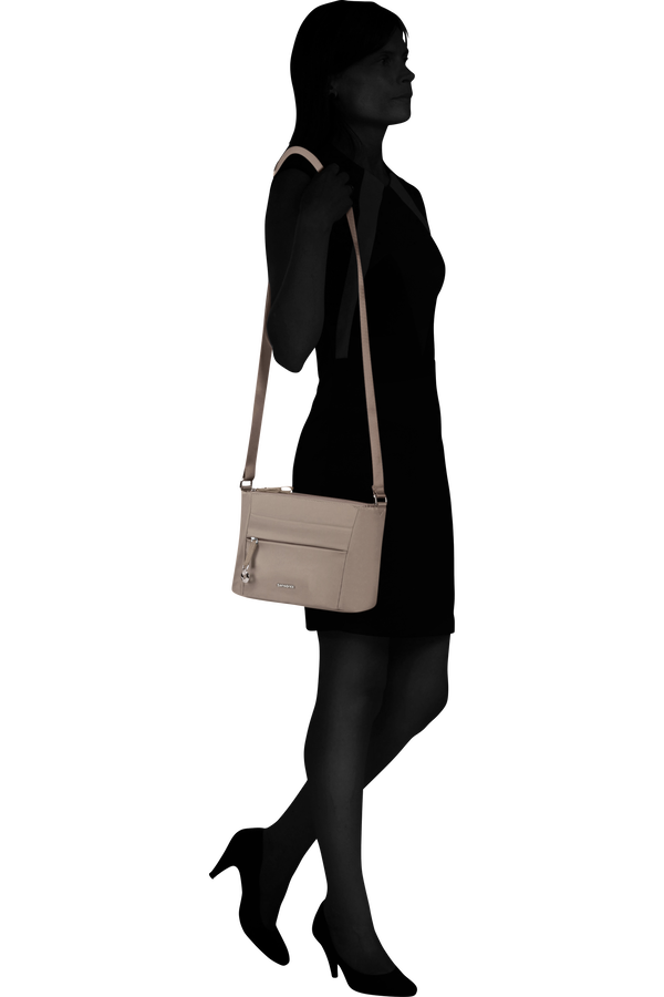 Samsonite Move 5.0 H. Shoulder Bag S 3 Zip  Warm Taupe Samsonite Move 5.0 H. Shoulder Bag S 3 Zip  Warm Taupe