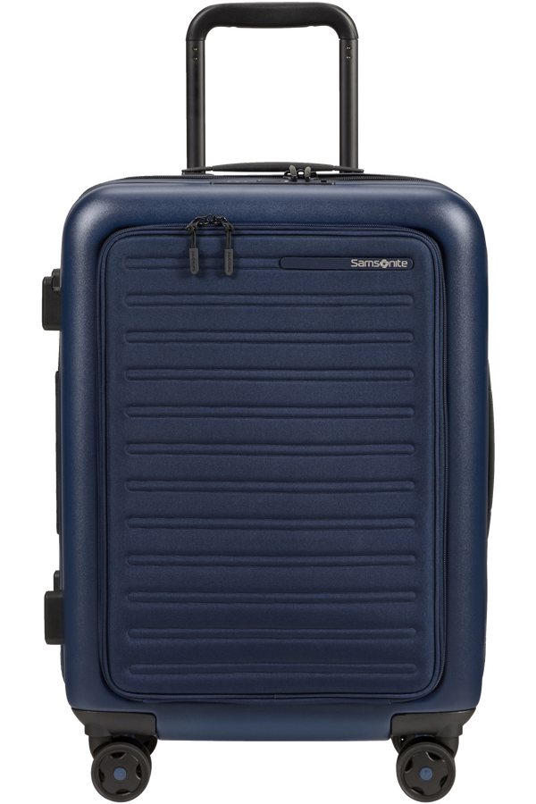 Samsonite Stackd Spinner Expandable Easy Access 55cm  Bleu Marine