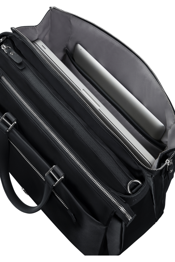 Samsonite Karissa Evo Org. Tote 14.1' 3 Comp  Schwarz