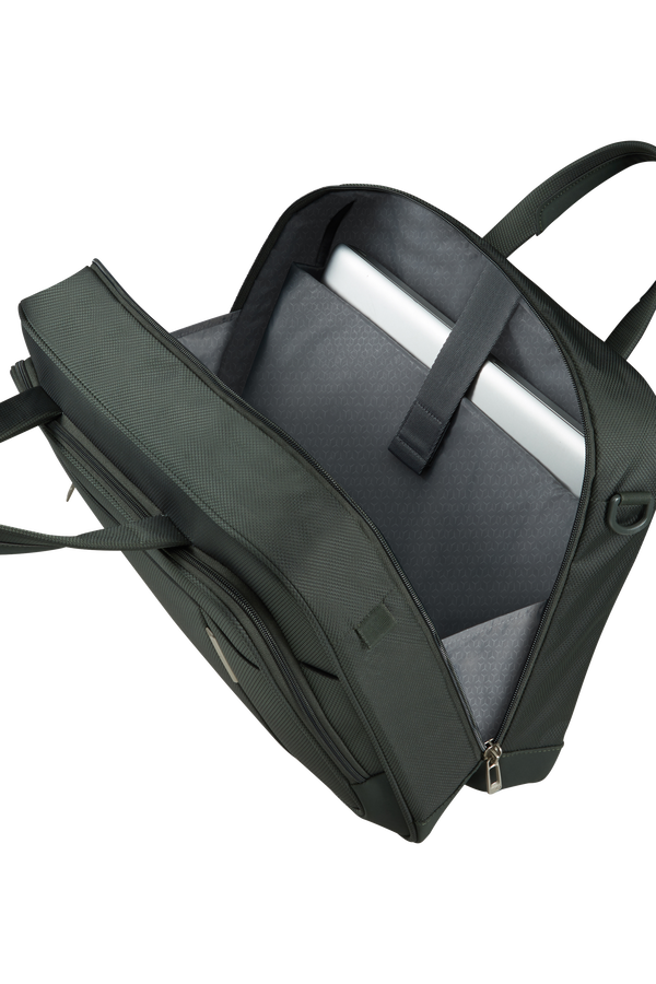 Samsonite Respark LAPTOP SHOULDER BAG  Forest Green Samsonite Respark LAPTOP SHOULDER BAG  Forest Green