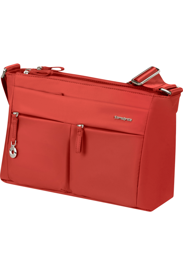 Samsonite Move 5.0 Horiz. Shoulder Bag + Flap  Rouge Corail