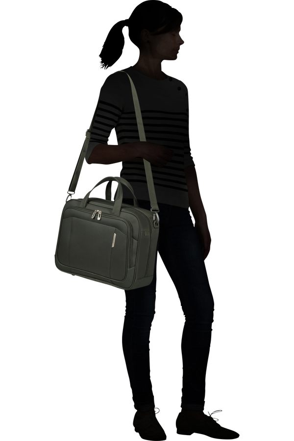 Samsonite Respark LAPTOP SHOULDER BAG  Forest Green Samsonite Respark LAPTOP SHOULDER BAG  Forest Green