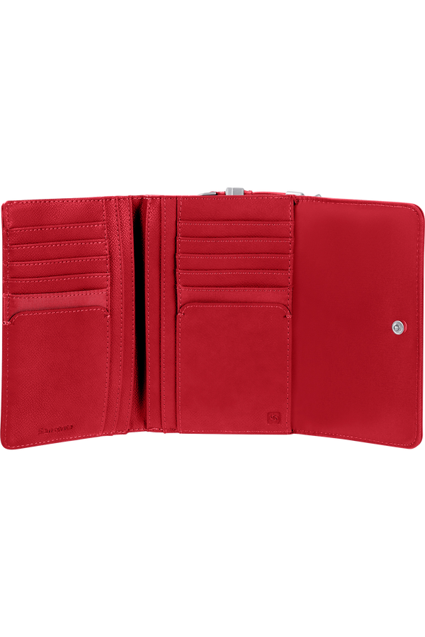 Samsonite Karissa Slg Wallet 12CC+ZIP EXT M  Formula Red Samsonite Karissa Slg Wallet 12CC+ZIP EXT M  Formula Red