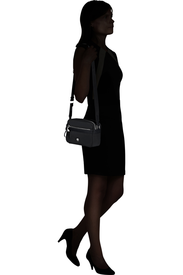 Samsonite Karissa Evo Shoulder Bag 2 Comp  Schwarz