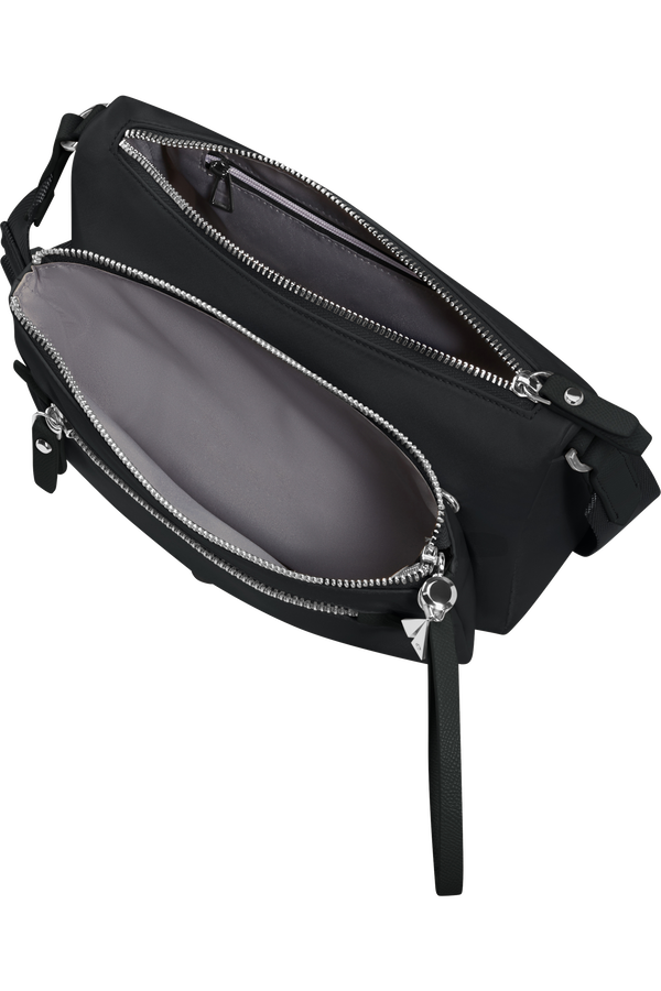 Samsonite Karissa Evo Shoulder Bag + Pouch  Noir Samsonite Karissa Evo Shoulder Bag + Pouch  Noir