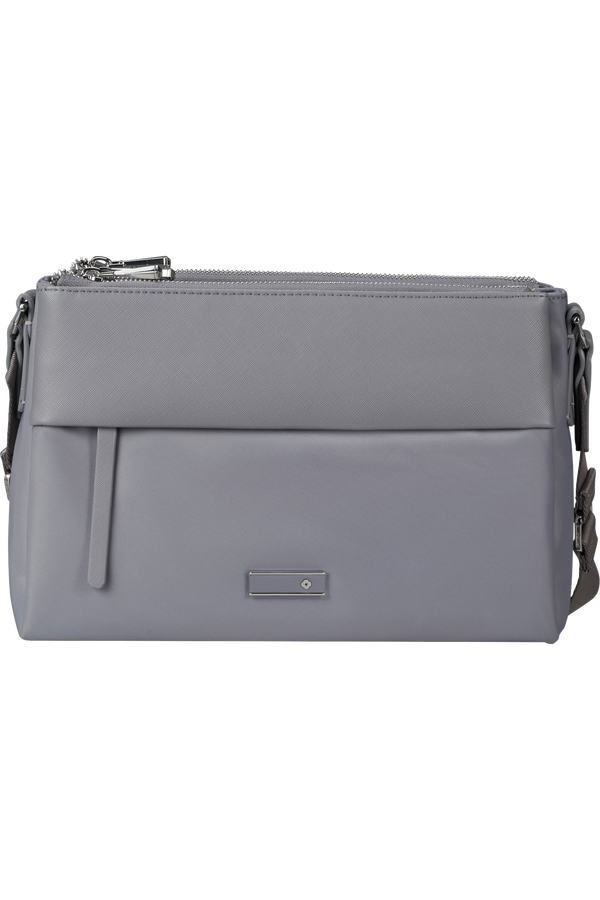 Samsonite Zalia 3.0 H.Shoulder Bag 3 Comp  Gris m&eacute;tal