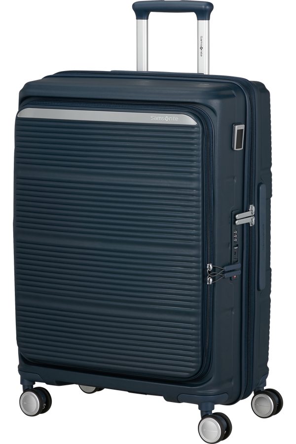Samsonite Paralux Spinner Expandable Medium Sp 67cm  Bleu marine foncé