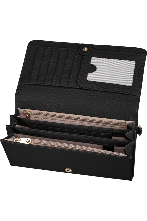 Samsonite My Samsonite Slg L W 14cc+2w+2z Coin  Schwarz