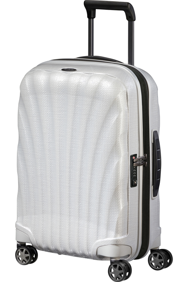 Samsonite C-Lite Spinner Expandable 55cm  Blanc cass&eacute;
