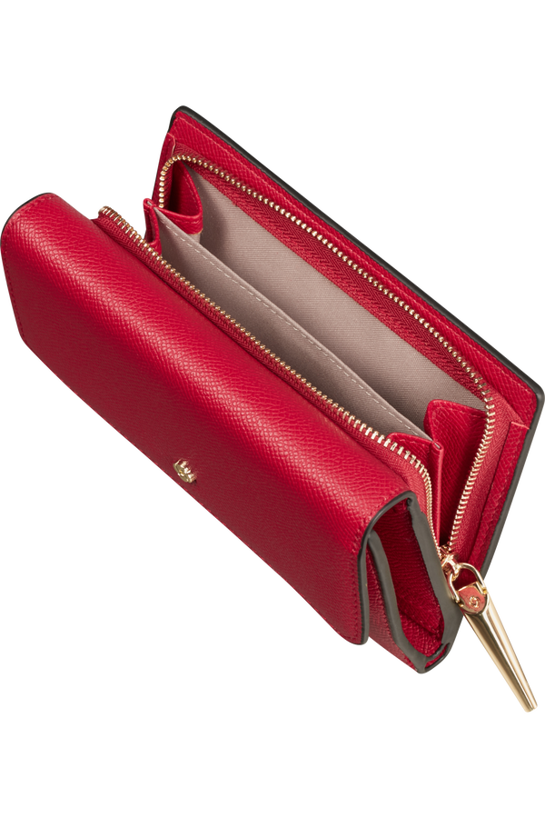 Samsonite Seraphina 2.0 Slg 303 - L W 12CC+ZIP EXT M  Tomato Red Samsonite Seraphina 2.0 Slg 303 - L W 12CC+ZIP EXT M  Tomato Red