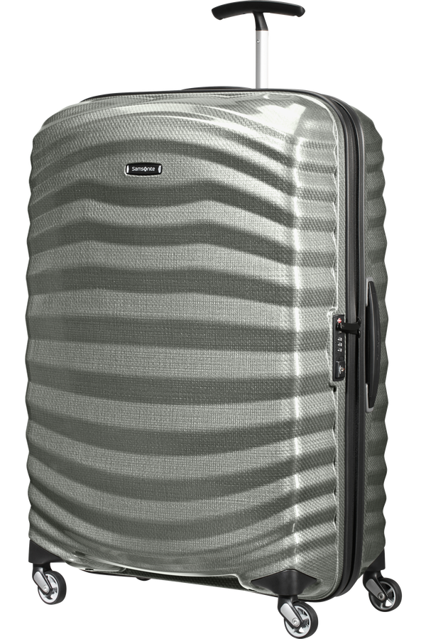 Samsonite Lite-Shock Spinner 75cm  Vert m&eacute;tal