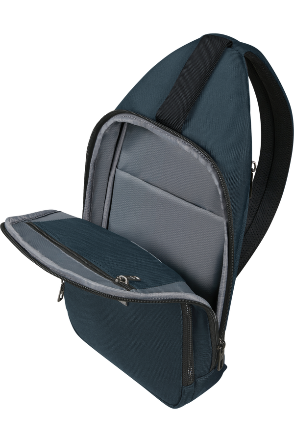 Samsonite Sacksquare Sling Bag M  Blau Samsonite Sacksquare Sling Bag M  Blau