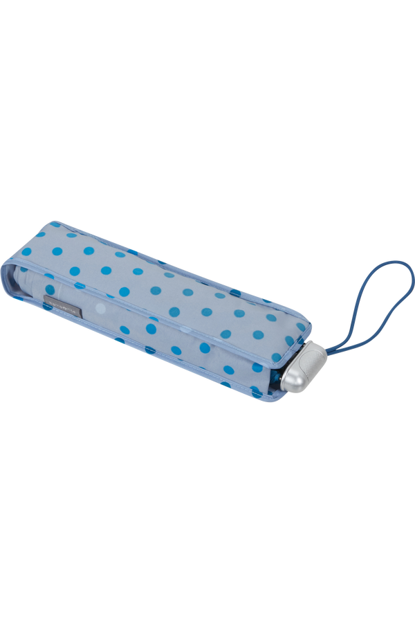 Samsonite Alu Drop S 3 Sect. Manual Flat Blue Dots Samsonite Alu Drop S 3 Sect. Manual Flat Blue Dots