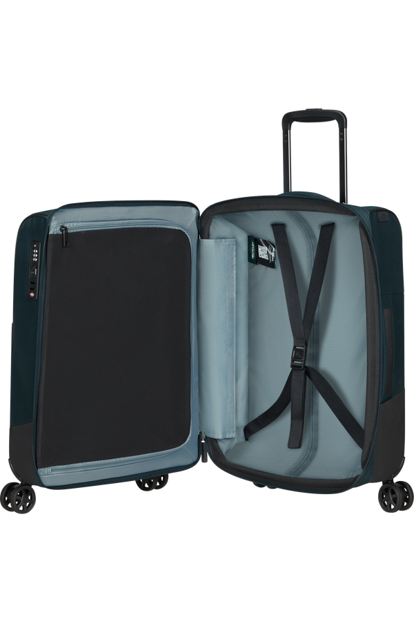 Samsonite Biz2go Trvl SPINNER DF EXP 55cm  Bleu profond