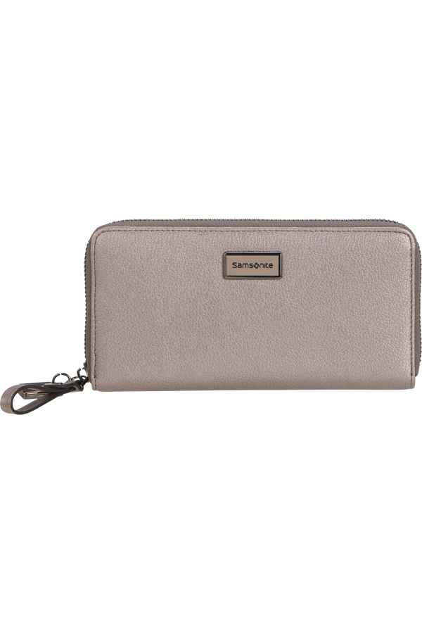 Samsonite Karissa 2.0 Slg 419 - L ZIP AROUND PU L  Argent