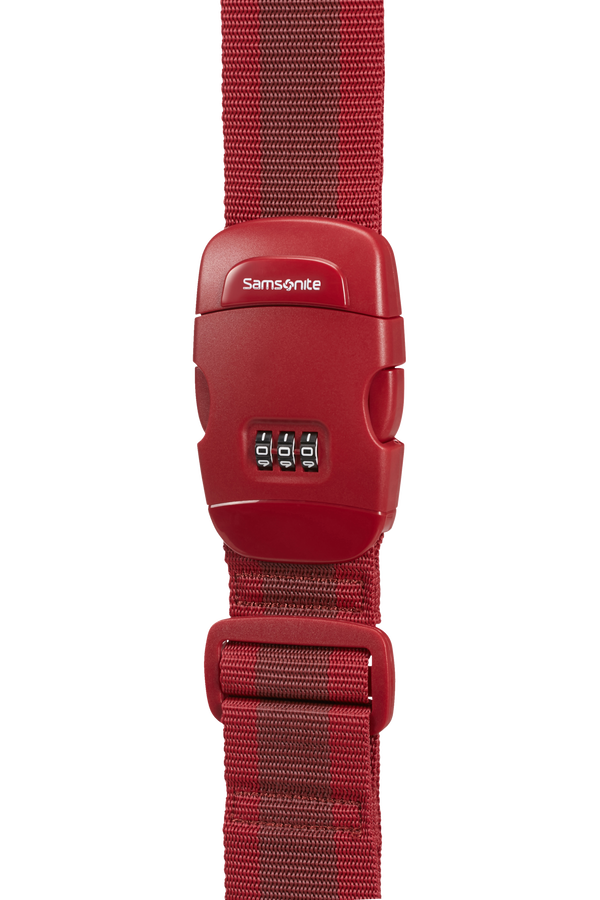 Samsonite Global Ta Luggage Strap/Lock Rouge Samsonite Global Ta Luggage Strap/Lock Rouge
