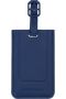 Samsonite Ta Revolution Rectangle Luggage Tag x2  Bleu nuit
