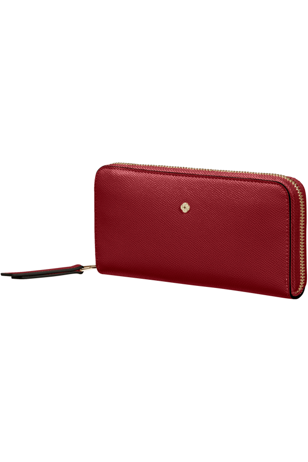 Samsonite Rightup Slg 319 - L ZIP AROUND L  Dark red