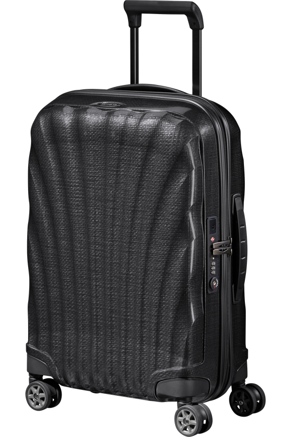 Samsonite C-Lite Spinner Expandable 55cm  Schwarz