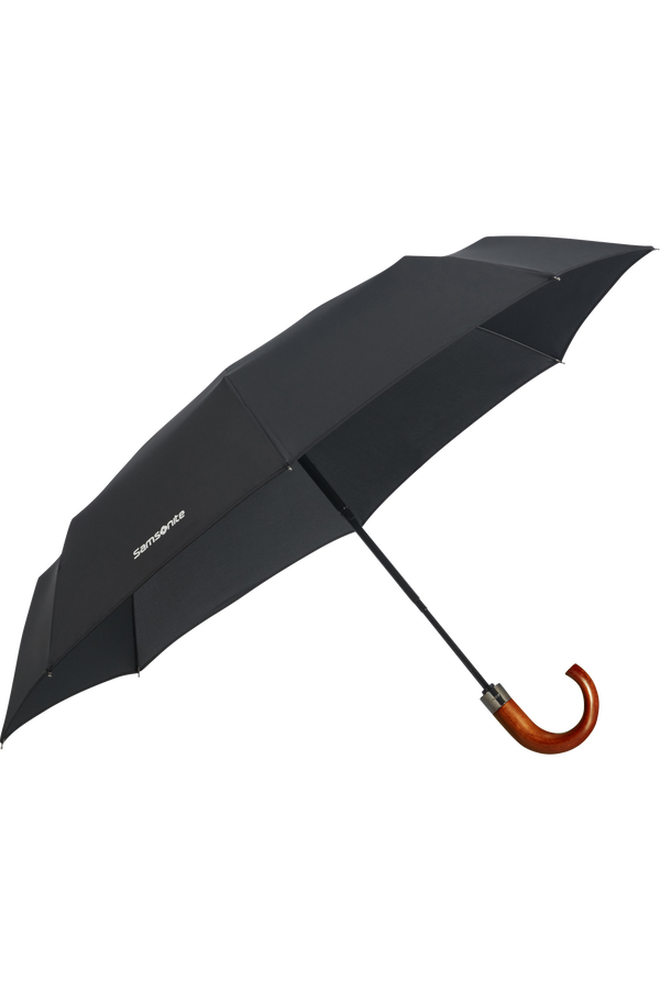 Samsonite Wood Classic S 3 Sect. Auto O/C Crook  Schwarz