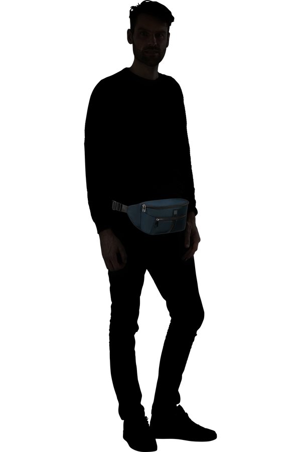 Samsonite Sacksquare Waist Bag  Blau Samsonite Sacksquare Waist Bag  Blau