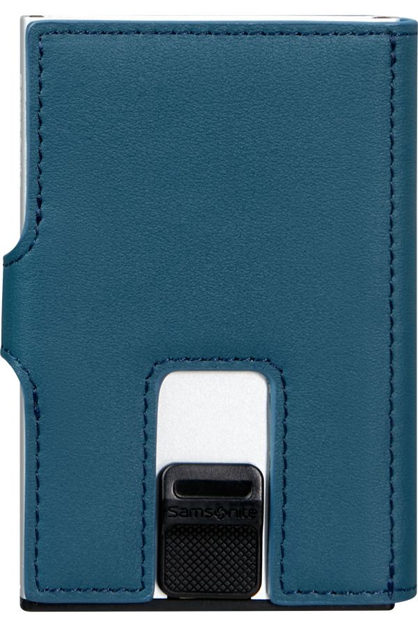 Samsonite Alu Fit Slide-up Wallet Proxis  Bleu p&eacute;trole