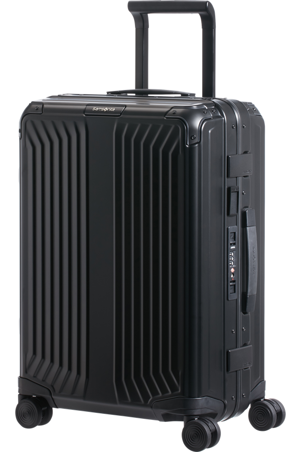 Samsonite Lite-Box Alu Spinner 55cm  Schwarz