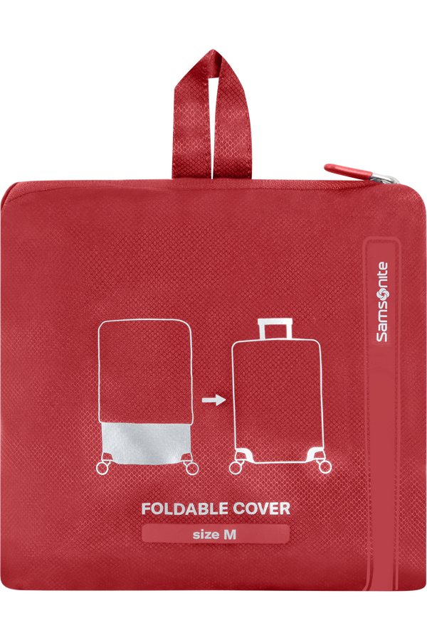 Samsonite Ta Revolution Foldable Luggage Cover M  Rot