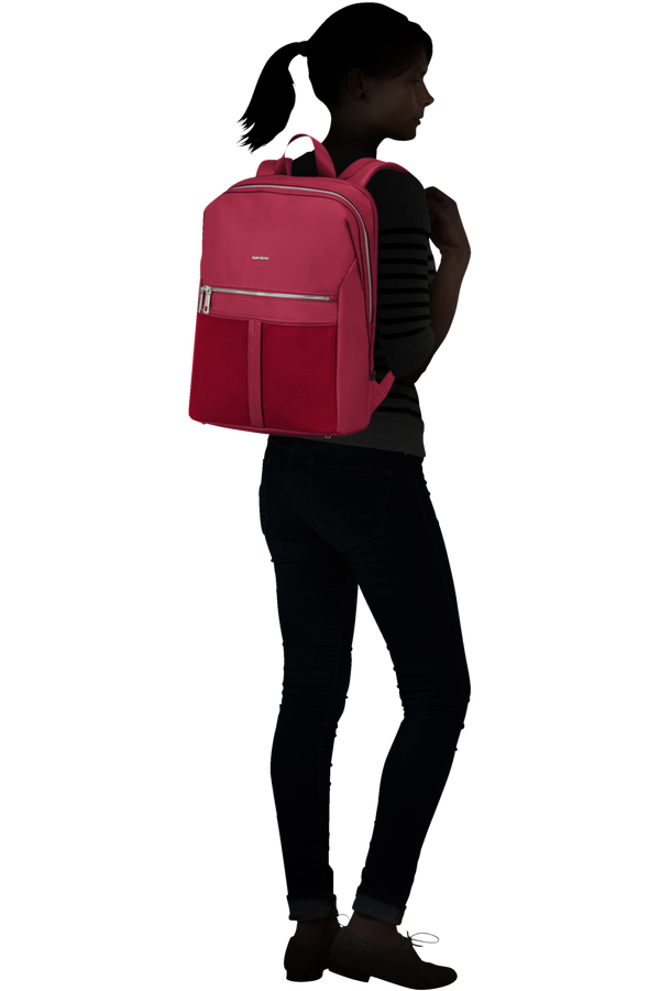 Samsonite Activ-Eight Zippered Backpack 15.6'  Magenta