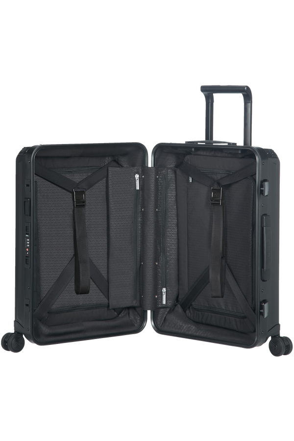 Samsonite Lite-Box Alu Spinner 55cm  Noir