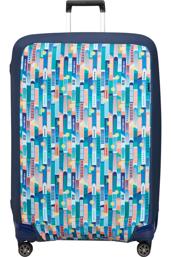 Samsonite Ta Revolution Foldable Luggage Cover XL  City Print