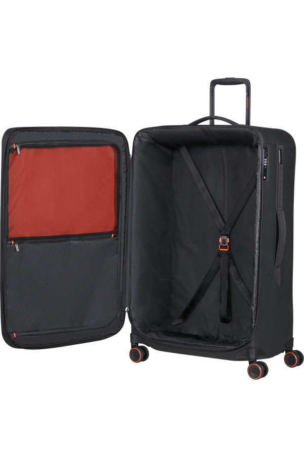 Samsonite Glazed Spinner Expandable 78cm  Schwarz