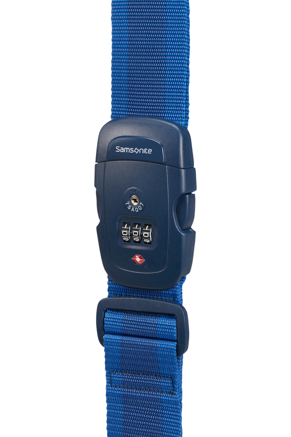 Samsonite Global Ta Luggage Strap/TSA Lock Bleu nuit