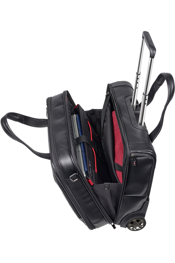 Samsonite Pro-Dlx 5 Lth Rolling Tote  15.6inch Noir