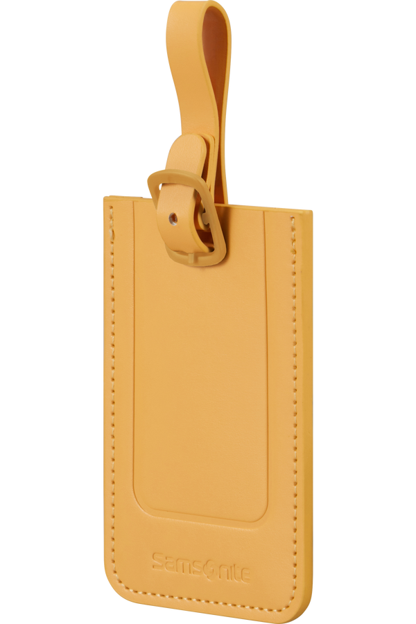 Samsonite Ta Revolution Rectangle Luggage Tag x2  Jaune