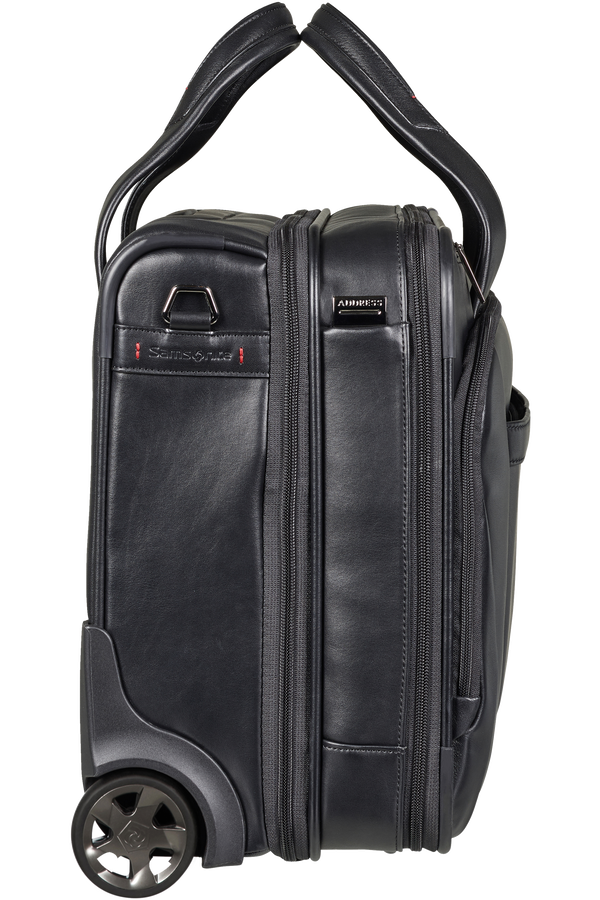 Samsonite Pro-Dlx 5 Lth Rolling Tote  15.6inch Noir