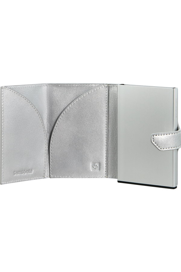 Samsonite Alu Fit Slide-up Wallet Proxis  Argent Samsonite Alu Fit Slide-up Wallet Proxis  Argent