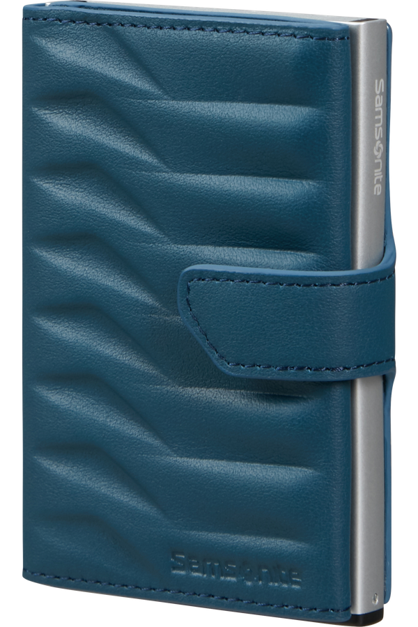 Samsonite Alu Fit Slide-up Wallet Proxis  Bleu p&eacute;trole